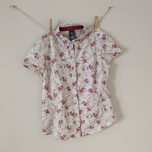 REI Floral Print Hiking Shirt